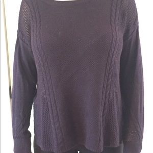 Purple Knit Sweater